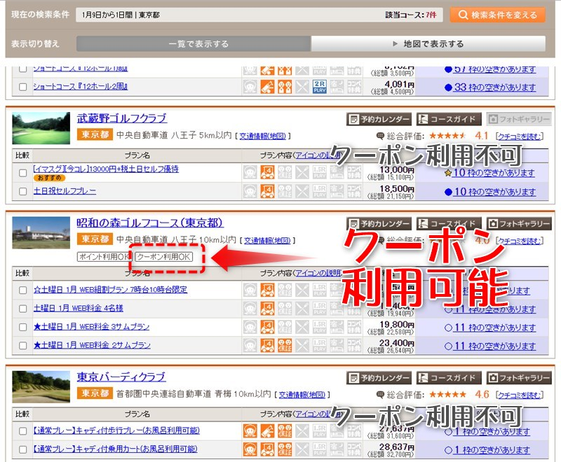 最大1 000円分クーポンがもらえる Goraイチオシプラン特集 楽天gora